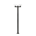 Outdoor Stra�enlampe BLUB'S  2xE27, IP44, 214cm, dunkelgrau