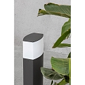 Faro bollard lamp DATNA 600 E27 IP44, dark grey 