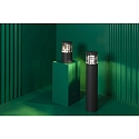 Faro bollard lamp SCREEN LED IP65, dark grey dimmable