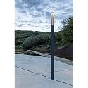 Faro bollard lamp SCREEN LED IP65, dark grey dimmable