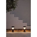 Faro bollard lamp SHELBY LED IP65, dark grey 