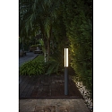 Faro bollard lamp LOGAR LED IP54, dark grey 