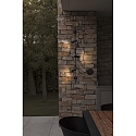 Faro outdoor wall luminaire CLAP 3 flames LED IP65, black 