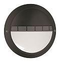 outdoor wall luminaire with grid IP65, black 