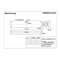 Frisch-Licht LED Aufbau-/Pendel-Rasterleuchte, IP20, UGR <19, DALI dimmbar, wei�, 27W 4000K 4200lm