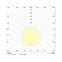 Frisch-Licht LED Damp-proof luminaire, 25W, 3000K, 2800lm, IP50, opal, white