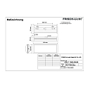 Frisch-Licht LED Wannenleuchte, IP40 IK07, konvex, Multipower, wei�, 60cm, 13/17/20/24W 4000K 1700-2800lm