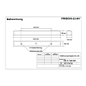 Frisch-Licht LED Wannenleuchte, IP50, opal,schaltbar, wei�, 127cm, 35W 3000K 4500lm