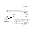 LED Wannenleuchte, IP50, kantig, prismatisch, schaltbar, wei�, 156cm, 54W 4000K 6900lm
