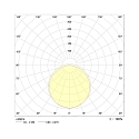 LED Wannenleuchte, IP40 IK07, konvex, Multipower, wei�, 144cm, 34/42/51/59W 4000K 4200-6900lm