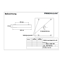 Frisch-Licht LED Damp-proof luminaire, prismatic, 56W, 3000K, 7000lm, IP50, white