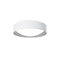 LED Wand-/Deckenleuchte PREMIUM ARCHITEKTUR, � 30,8cm, 18W, 4000K, 2100lm, IP40, IK02, DALI/Touch, wei�/metallgrau