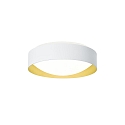 wall and ceiling luminaire PREMIUM ARCHITEKTUR � 30,8cm round IP40, gold, white 