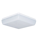 LED Wall and Ceiling luminaire, square, 18W, 4000K, 2000lm, IP54, white