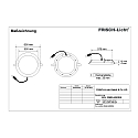 LED Einbau-Downlight, IP44 IK05, opal, � 60cm, 48W 3000K, DALI dimmbar - Nachfolger verf�gbar (Art.-Nr. FL-EDL2954MA.5282-6L)