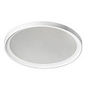 recessed luminaire � 22,5cm round, switchable, microprismatic IP65, white  24W 2900lm 3000K 60� 60�