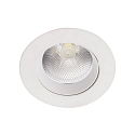 LED Recessed Downlight, 7W, 4000K, 600lm, IP20, swivelling, white