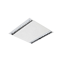 LED Insert / Recessed grid luminaire, 37W, 3000K, 4000lm, IP20, UGR < 19, DALI dimmable, white