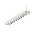 LED Light strip Pendant grid luminaire direct / indirect, 39W, 3000K, 5100lm, IP20, UGR < 19, white