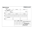 Frisch-Licht LED Lichtband Pendel-Rasterleuchte, IP20, direkt / indirekt, UGR <19, schaltbar, wei�, Mitte, 113cm, 39W 4000K 5100lm