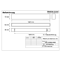 Frisch-Licht LED-Lichtkanal-Einzelleuchte, IP40 IK04, direkt, 168.7cm, Multipower, UGR<19, MICROPAL�, schaltbar, 34-39W 3000K, wei�
