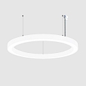 pendant luminaire � 115.5CM CCT Switch, direct / indirect, UGR < 19, multipower, ring shape IP40, white 