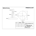 LED Pendelleuchte, rund, direkt / indirekt, IP40, opal, schaltbar, wei�, 85cm, 126W 3000K 15100lm