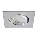 LED Recessed Downlight, GU10, 5W, 4000K, 500lm, IP20, swivelling, aluminum