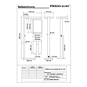 LED Office-Stehleuchte, direkt / indirekt, inkl. Sensoren + Touch-Dimmer, IP20, 80W 4000K 10000lm, UGR <19, wei�