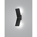 Knapstein LED Wandleuchte ADA, 2x10W, 2700K, 1700lm, IP20, eckig, schwarz