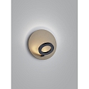 Knapstein LED Wandleuchte MEGGI, � 30cm, 17W, 2200-3500K, 1904lm, IP20, rund, Effekt bronze