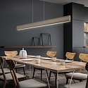 LED Pendelleuchte RUNA-92, Up/Down, 92cm, 43W 2200-3000K, CRi >90, Sensordimmer, Mattnickel