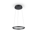 LED Pendelleuchte LISA-40, 46W 2200-3000K 5000lm, CRi >90, mit Gestensteuerung, h�henverstellbar, dimmbar, schwarz