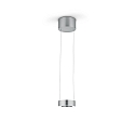 pendant luminaire ZERA-1 IP20, nickel matt dimmable
