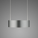 LED Pendelleuchte ZERA-1, 1-flammig, 2x 12W, 2200-3000K, 2548lm, IP20, dimmbar, Prismenabdeckung, mattnickel