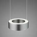 LED Pendelleuchte ZERA-1, 1-flammig, 2x 12W, 2200-3000K, 2548lm, IP20, dimmbar, Prismenabdeckung, mattnickel