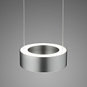 Knapstein LED Pendelleuchte ZERA-1, 1-flammig, 2x 12W, 2200-3000K, 2548lm, IP20, dimmbar, Acrylabdeckung wei�, mattnickel