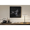 Knapstein table lamp TILDA-T IP20, metallic, black, white dimmable