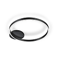LED Deckenleuchte ANEL-60, direkt/indirekt, � 60cm, 49W 2700K 5485lm, CRi >90, dimmbar, schwarz