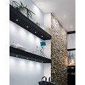 Hera LED Einbauleuchte, � 4cm, 2,2W, 3000K, 150lm, IP20, edelstahl matt