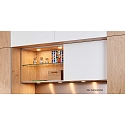 Hera LED M�bel-Einbauleuchte FAR 58, IP44/IP20, rund, � 6.5cm, LED-24-Stecker, CRi >90, 3W 3000K 225lm 115�, Edelstahl-Optik