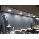 Hera LED Diffusor-Einbauleuchte FAR 68, IP44, rund, M�bel + Decken, LED 24-Stecker, exkl. BG, CRi>93, 4W 3000K 312lm, schwarz