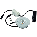 Hera LED Einbaustrahler ECO SR 68 Set, IP20, 230V, 6.5W, inkl. Trafo + Anschlussbox, schwenkbar, dimmbar, 3000K, wei�