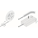 Hera LED Strip TAPE FN-6 FreeCut f�r Fr�snut 6.5mm/11mm, 700 LED, IP20, CRi >90, LED 24-Steckerkabel, 500cm / 0.3cm, 50W 4000K