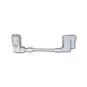 Adapterleitung CS-Stecker / XL-Buchse, 10cm (zum Anschluss einer XL an einen, CS Ausgang)