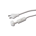 Zubeh�r f�r SlimLite CS LED - CS 43/1800 Netzanschlussleitung mit Eurostecker + Schalter 180cm