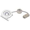 Recessed LED spot SR 68-LED, Set (incl. transformer), IP44, 230/350/700mA, CRi>90, dimmable, 7.5W 2700K 800lm 30�, white