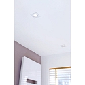 Hera recessed luminaire swivelling IP44, black, transparent, lacquered dimmable 7