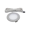 Recessed LED panel luminaire Dynamic FR 78-LED, IP44, LED 24 Dynamic connection, 4W 2700-5000K 270lm 110�, inox look