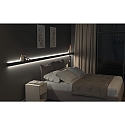 Hera LED Wandleuchte INTERO-LINE, IP20, Up&Down, 120cm, 230V, 36W 2700-5000K, CRi >90, inkl. Dynamic Controller, edelstahl
